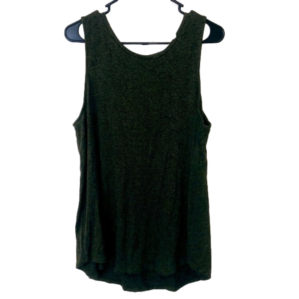OLD NAVY Olive Green Flowy Tank Top